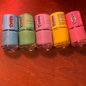 Pastel Peeps set of 5 nail polishes